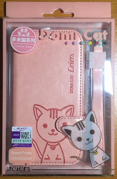 Funda Broche Domi Cat Gran Prime G5 06W Rosa