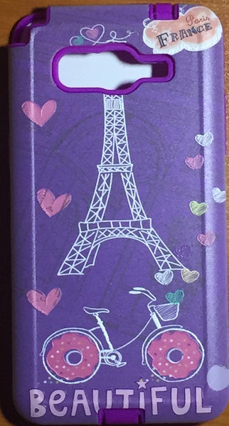 Funda Plastico Paris France Beautiful Morado